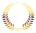 Gold Laurel Wreath
