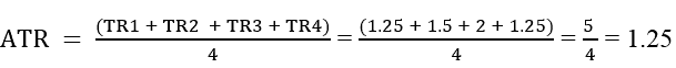 atr indicator calculation 2