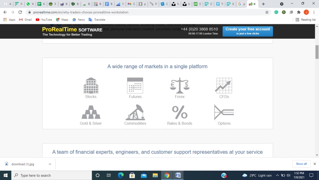 Range of Markets