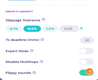 What is the slippage tolerance on Pancakeswap?