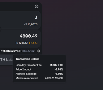 How to Increase Slippage Tolerance Percentage?