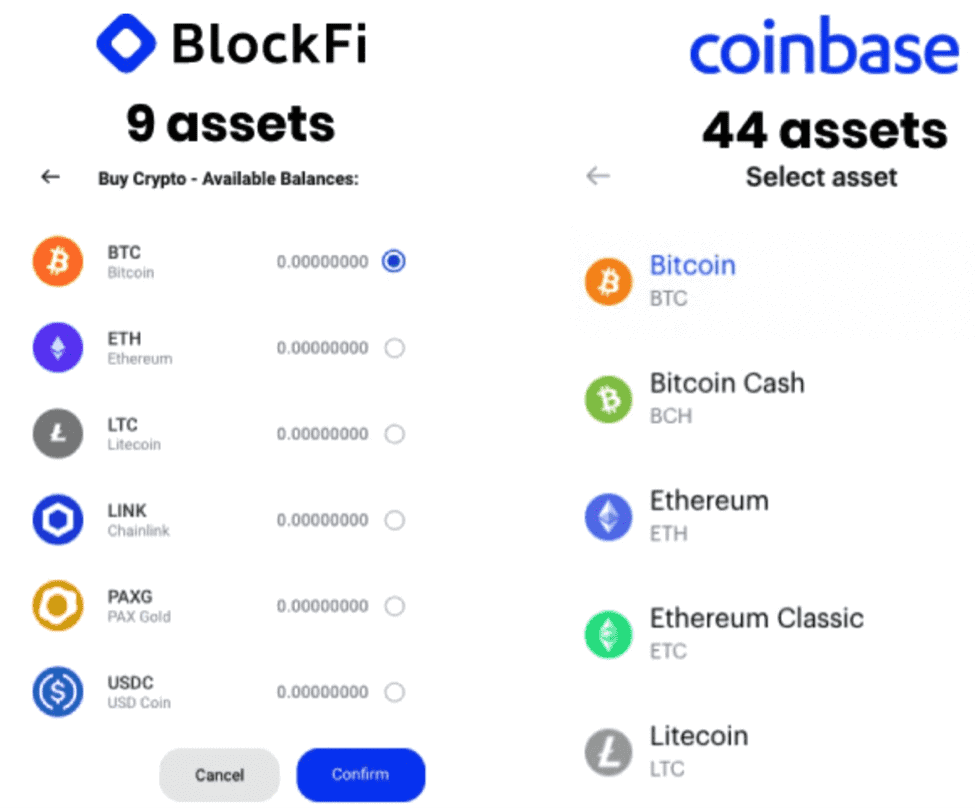 Blockfi vs Coinbase 1