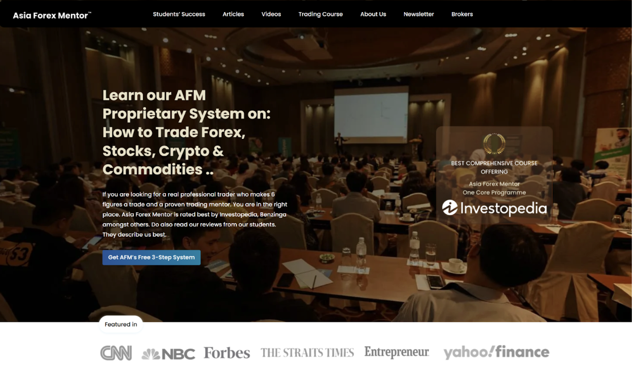Asia Forex Mentor – Best Forex Trading Courses and Formations In Singapore