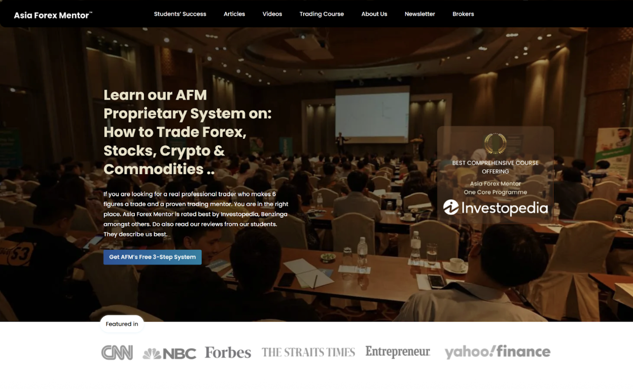 1. Asia Forex Mentor – Best Forex Trading Courses and Formations In Canada