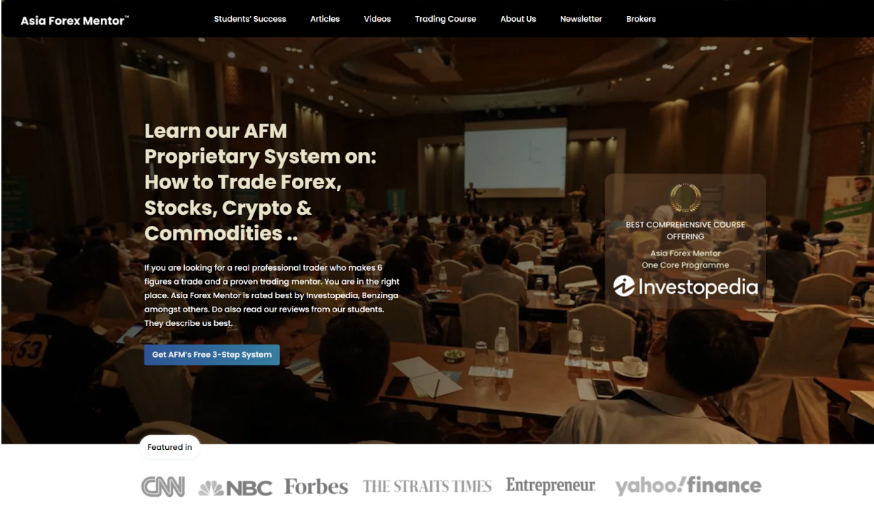 1. Asia Forex Mentor – Best Forex Trading Courses and Formations In the United Kingdom