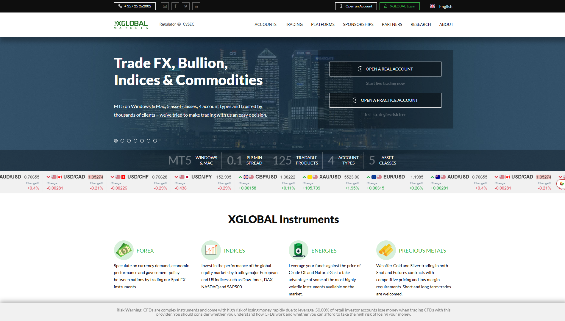 XGLOBAL Markets
