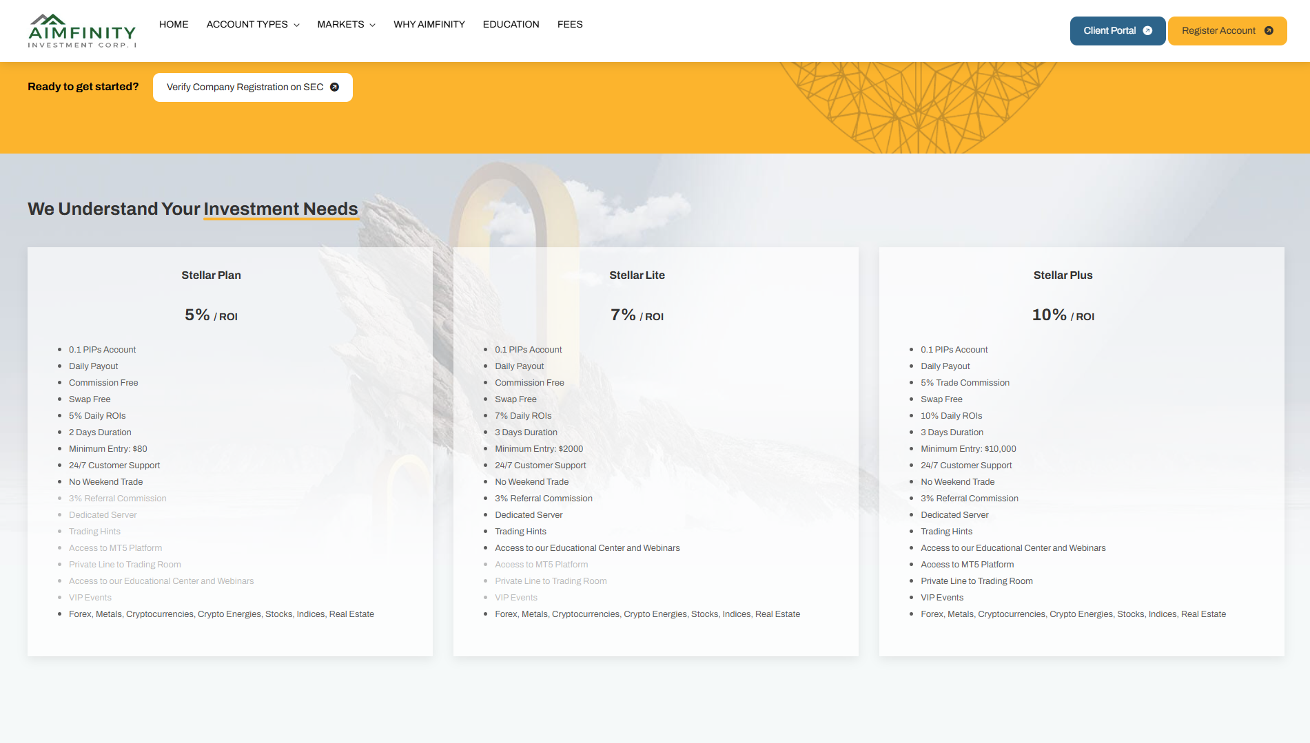 Aimfinity Broker