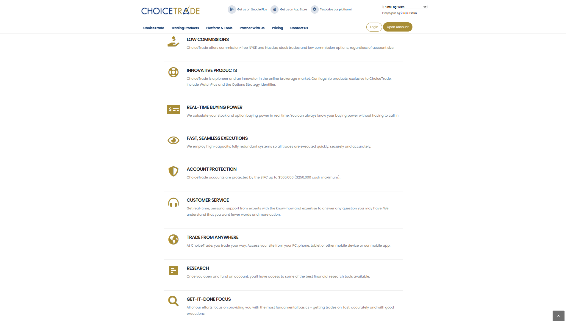 ChoiceTrade