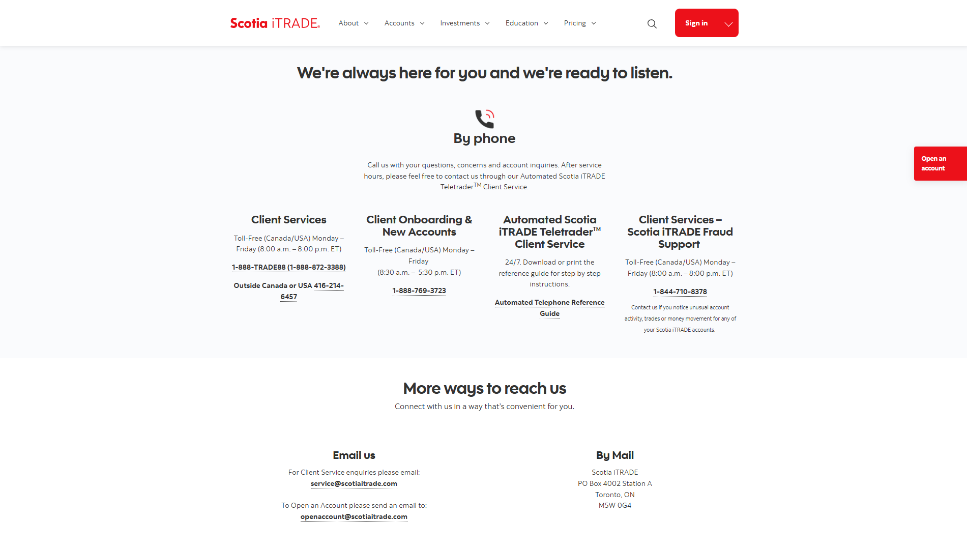 Scotia iTRADE