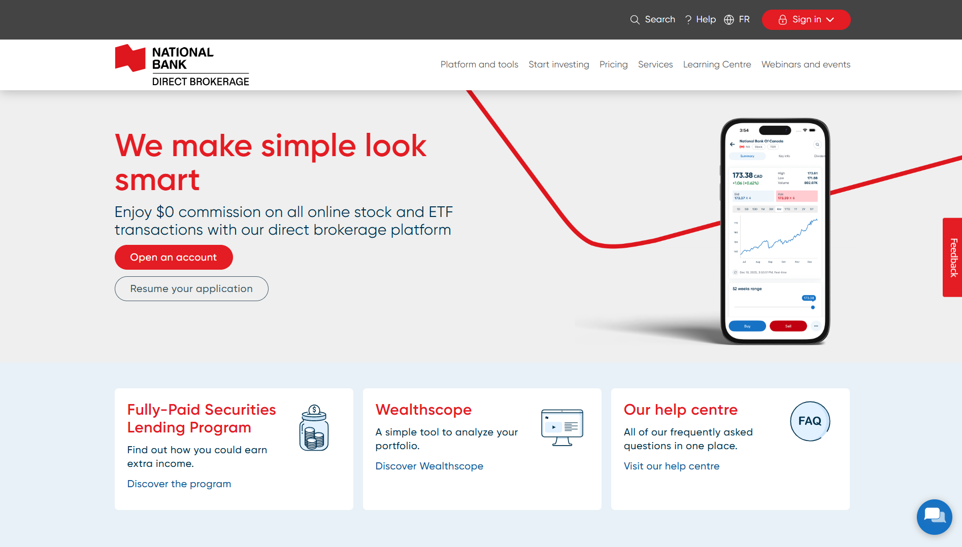 National Bank Direct Brokerage