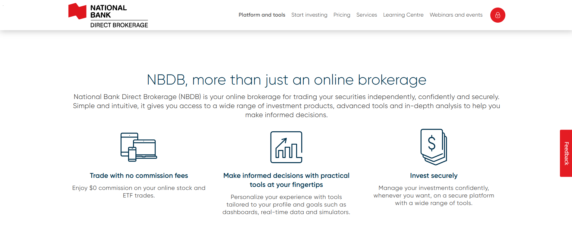 National Bank Direct Brokerage