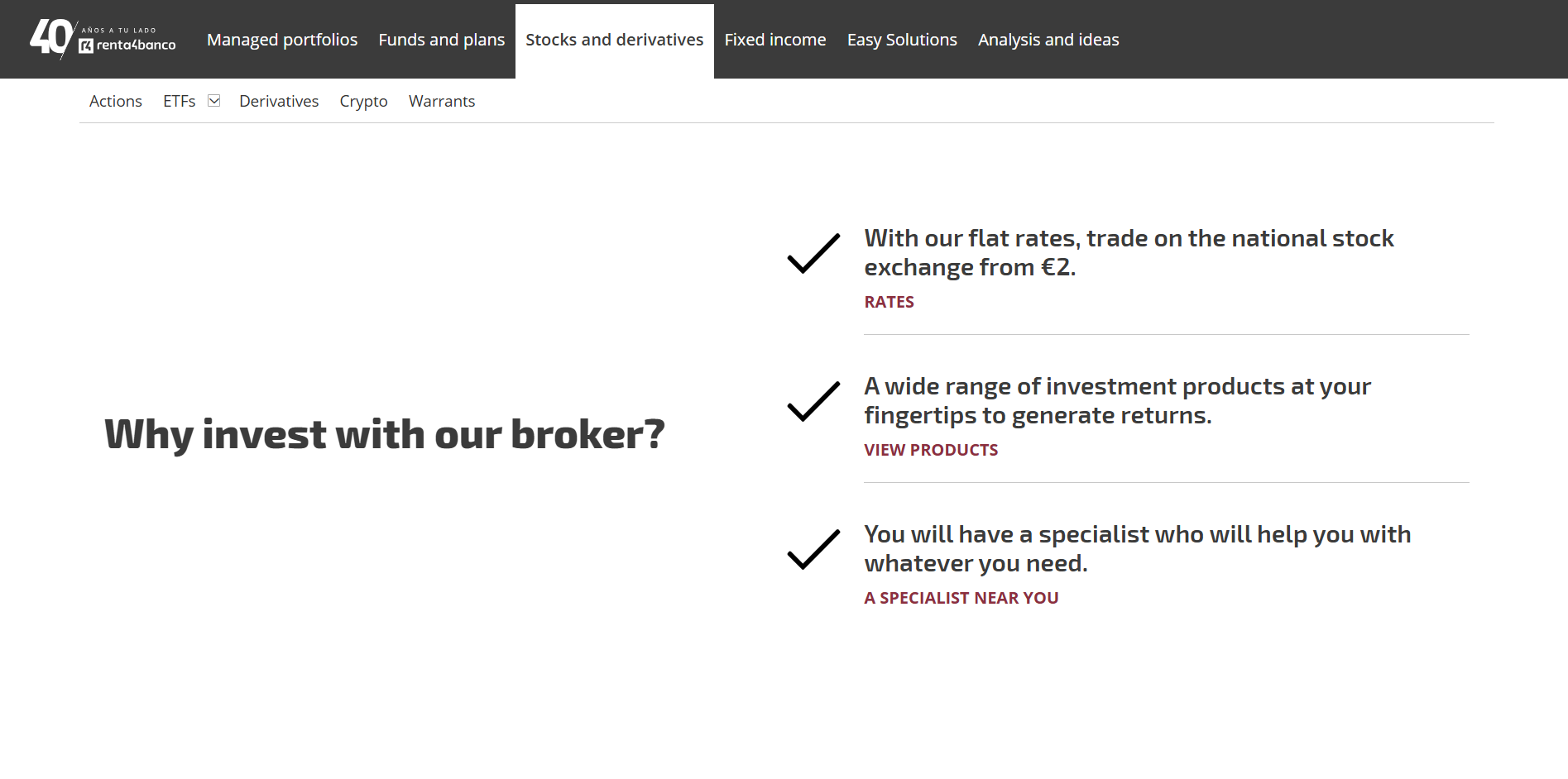 Renta 4 Banco Broker