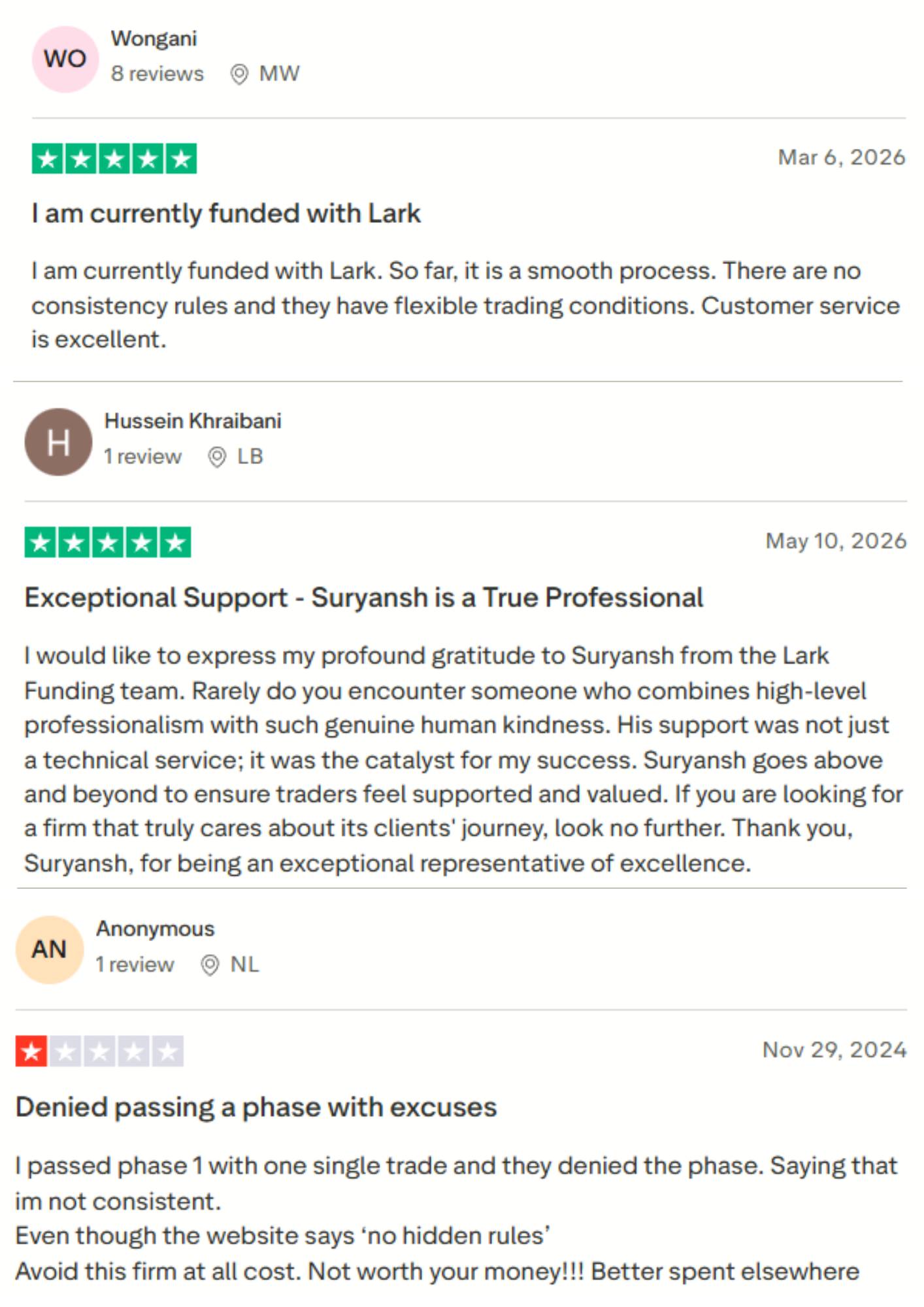 Lark Funding