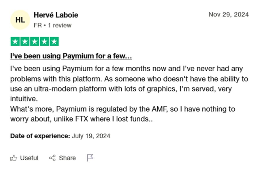 Paymium review