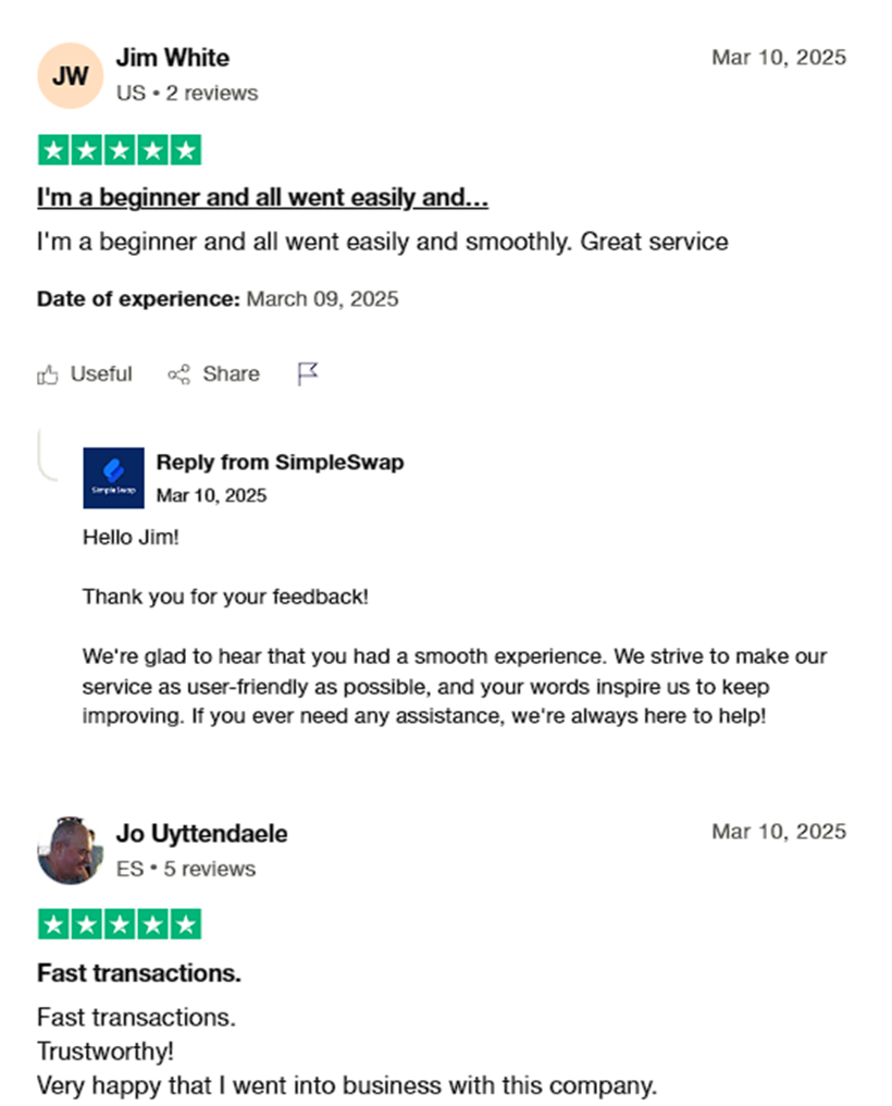 SimpleSwap review