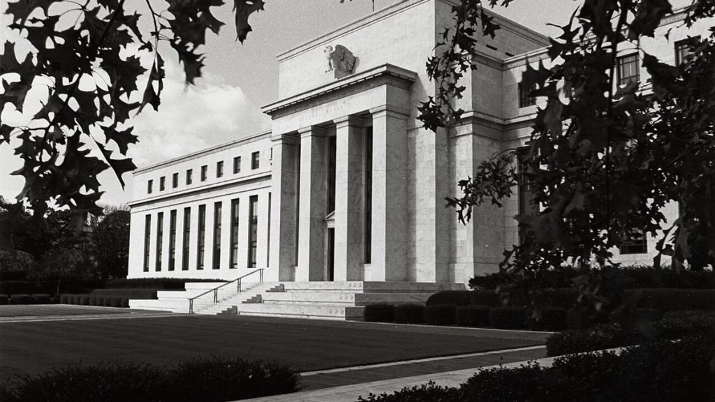 The Federal Reserve Eccles Building in Washington DC