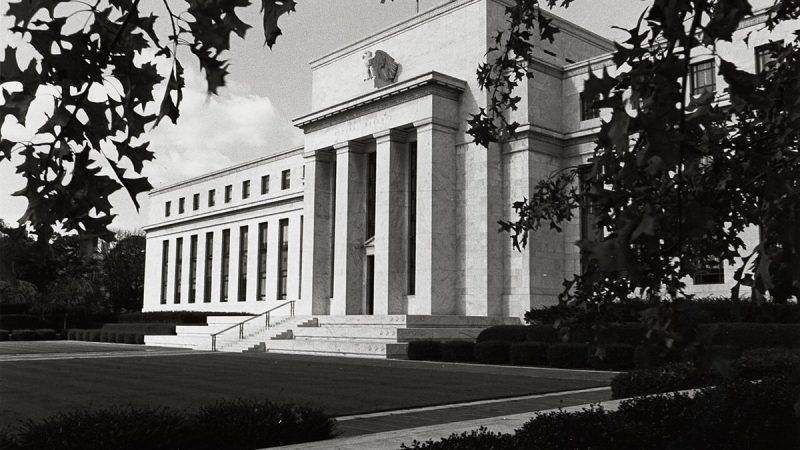 The Federal Reserve Eccles Building in Washington DC