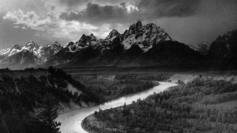 The Teton Range and the Snake River in Wyoming